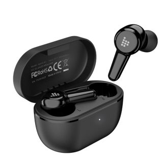 Tronsmart Apollo Air TWS ecouteurs bluetooth 5.0 Active ecouteurs CVC 8.0 e reduction de bruit ecouteurs intra-auriculaires de sport etanches avec boetier de charge - Noir