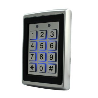 125Khz EM ID boetier metallique ouvre-porte serrure de porte RFID lecteur de contrele d'acces clavier avec retro-eclairage