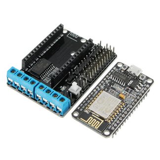 (Wifi Car Dedicated) NodeMcu Lua ESP8266 ESP-12E + carte d'extension de moteur de WiFi
