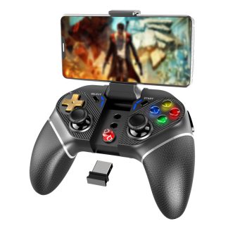 iPega PG-9218 manette de jeu filaire sans fil bluetooth 5.0 2.4GHz pour Nintendo Switch PS3 contreleur de jeu PC console pour iOS 13.3.1 tablette de telephone portable Android