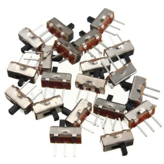 600 pieces SS12D00G3 2 positions SPDT 1P2T 3 broches panneau de montage PCB Mini interrupteur e glissiere vertical