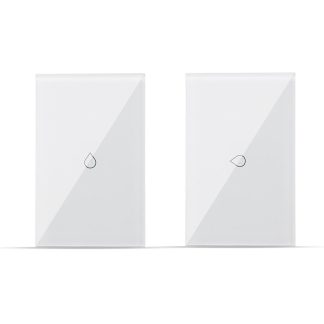 MoesHouse BS-US-W WiFi chaudiere intelligente 16A interrupteur chauffe-eau vie intelligente Tuya APP telecommande Alexa Google Home panneau de verre de commande vocale - # 01