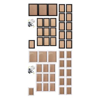 Cadeau creatif bricolage tenture murale papier cadre photo maison mur Art decor installer ajustement - white