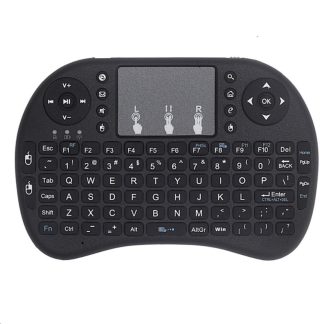 i8 2.4G Mini clavier sans fil Rechargeable au Lithium Batterie clavier Air souris pave tactile pour Android TV Box PC ordinateur portable