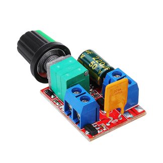 10 pieces DC 3 V e DC 35 V 5A 90 W Mini moteur e courant continu PWM Module de contreleur de vitesse regulateur de vitesse reglable Li