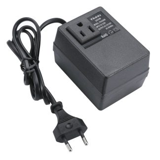 Convertisseur de tension 200W 220V e 110V Transformateur abaisseur Adaptateur secteur EU/US/UK Inverseur de prise - Prise UE