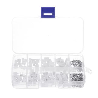 2300 pieces PH2.0 2p 3p 4p 5 broches 2.0mm Kit de borne de pas / boetier / en-tete de broche JST connecteur connecteurs de fil adaptateur Kits PH