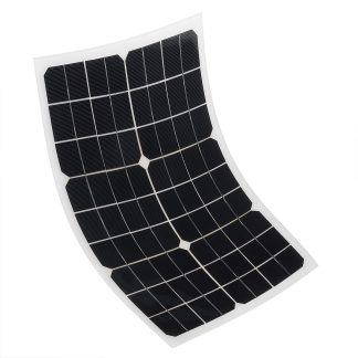 Panneau solaire 20W 18V avec boete de jonction arriere de cebles de 3m pour le chargement d'urgence portable