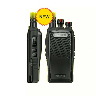 Baofeng 512 professionnel radio bidirectionnelle talkie-walkie 5W UNF 400-470MHz PTT Interphone - Prise americaine Noir