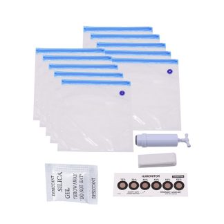 Sac de rangement sous vide pour filaments d'imprimante 3D Creativitye 30x34cm 5/10 pieces Sechoir e filaments Sacs de scellage sous vide resistants e l'humidite qui gardent le filament au sec - 5 sacs avec 1 pompe