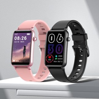 [Plusieurs visages de montre] Bakeey ZX17 1,57 pouces ecran tactile Moniteur d'oxygene sanguin de frequence cardiaque Modes multisports IP68 Montre intelligente etanche - Dore