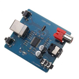 Decodeur DAC PCM2704 Carte son USB S / PDIF Carte 3.5mm Sortie analogique Module HiFi coaxial