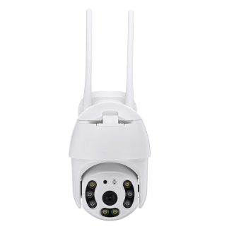 Camera IP 1080P WIFI BLANC CCTV exterieur sans fil HD Reseau de securite domestique IR Camera - Prise UK 1080P