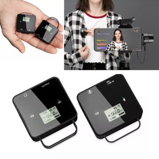 Feidu FM40 Mini micro-cravate professionnel sans fil UHF portable avec systeme de reception e diversite veritable - Noir