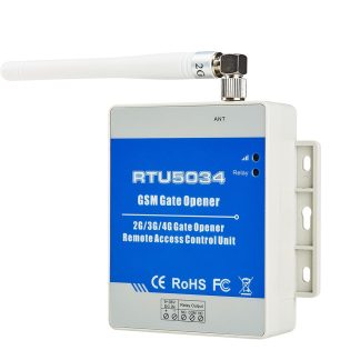 RTU5034 GSM Commutateur de relais deouverture de porte Telecommande par systeme deappel gratuit e la maison dealarme de securite pour ouvre-porte automatique