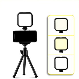 3 couleurs Mini Pocket Light Fill Soft Lampe 3000K-7000K pour Live Broadcast Photography Studio Selfie Mobile Phone Camera