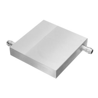Bloc de refroidissement par l'eau en aluminium de 80x80x15mm pour le radiateur de refroidissement de radiateur de refroidissement de semi-conducteur de CPU