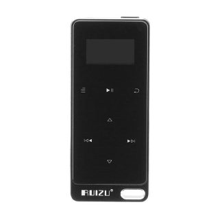 RUIZU X05 8GB ecran tactile sans perte HIFI podometre lecteur e-book lecteur de musique MP3 - Noir