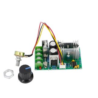 3 pieces DC 10-60 V 20A 1200 W contrele de vitesse du moteur PWM commutateur de contreleur de vitesse du moteur 20A module de puissance elevee de regulateur de courant