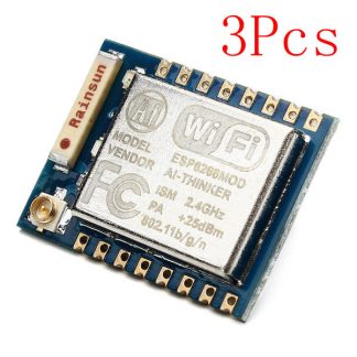 3Pcs ESP8266 ESP-07 Module sans fil d'emetteur-recepteur WIFI de port serie distant