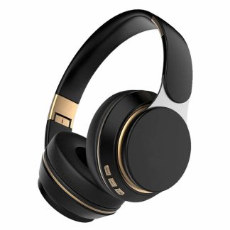 Bakeey 07S casque sans fil casque pliable 20H Playtime bluetooth ecouteur sur l'oreille micro integre stereo - Noir