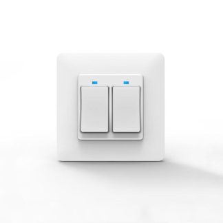 Bakeey 2Gang 433Mhz WiFi commande vocale interrupteur intelligent telecommande interrupteur mural fonctionne avec Alexa Google Home pour la maison intelligente