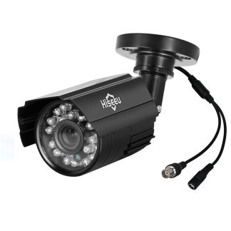 Hiseeu 1080P AHD Camera Boetier metallique etanche Bullet Surveillance CCTV Camera pour Systeme de videosurveillance DVR - copain