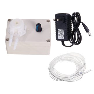 Pompe peristaltique electrique de laboratoire AB21 pompe e eau miniature e vitesse reglable pompe de titrage pompe doseuse - 12V