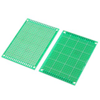 50pcs 5x7cm FR-4 2.54mm circuit imprime PCB cete prototype unique
