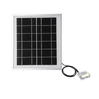 Panneau solaire 6V 5W 156 verre trempe monocellulaire en silicium / alliage d'aluminium anodise