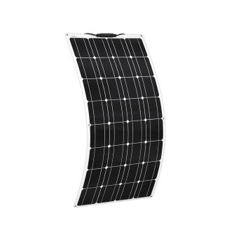 Panneau solaire de silicium monocristallin de plaquette electromagnetique de categorie A de panneau solaire de 100W