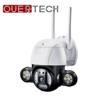 OUERTECH 3MP PTZ Wifi IP Dome camera IP65 exterieur AI detection humaine H.265X P2P ONVIF camera de securite Audio ICSEE