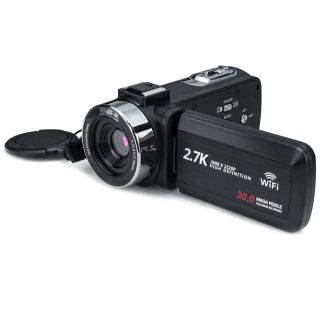 3 pouces Ultra HD camescope numerique DV 2.7K 16X Zoom 30MP camera video pour la diffusion de Vlogging en direct