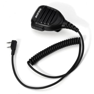BaoFeng Remplacement Ceble etanche Microphone e Main Solide avec Indiquer La Lumiere electronique Walkie Talkie Pince Durable Pieces pour BF 5r
