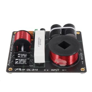 Woofer Tweeter Diviseur de haut-parleur professionnel Crossover 2 voies 500W 2600Hz pour haut-parleur 8 pouces 10 pouces 12 pouces