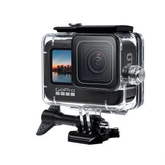 Boetier etanche SHEINGKA 40 m pour GoPro Hero 9 housse de protection de plongee sous-marine noire