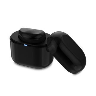 REMAX RB-T25 Mini bluetooth 5.0 ecouteurs intra-auriculaires sans fil Stereo Bass Smart Touch etanche avec etui de charge portable pour Xiaomi Samsung - Noir