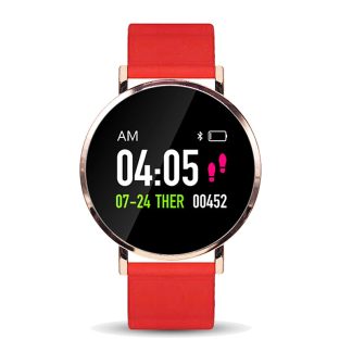 XANES X88 1.0 "ecran tactile montre intelligente etanche moniteur de frequence cardiaque bracelet intelligent de remise en forme - or rose