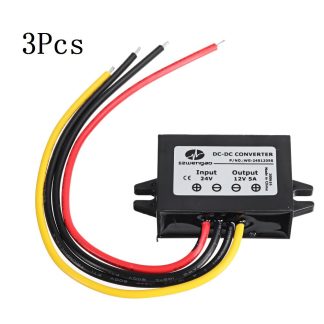 3 pieces SZWENGAO WG-24S1205S 24 V e 12 V 5A convertisseur de puissance de voiture 60 W Module d'alimentation abaisseur de voiture