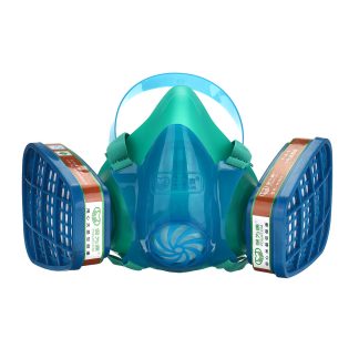 Le double filtre e charbon actif masque l'anti-respirateur chimique de pesticide de gaz - Masque