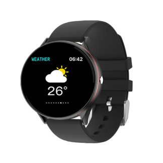 XANESe V19 1.3 pouces ecran Tactile Rappel Medical Montre Intelligente IP68 etanche Fitness Tracker Bracelet - Rose