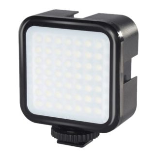 PULUZ PU529B 3W 800LM 6500K Dimmable Portable Mini photographie lumiere de remplissage appareil photo reflex numerique LED lumiere video