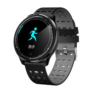 Bakeey P71 2.5D miroir IP68 pression arterielle oxygene 8 modes de sport bluetooth musique meteo montre intelligente - 002