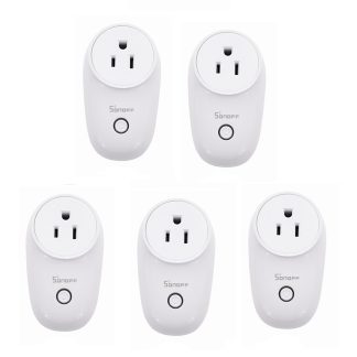 5 pieces SONOFF S26 10A AC90V-250V prise WIFI intelligente US prise de courant sans fil prise de courant intelligente interrupteur e domicile fonctionne avec Alexa Google Assistant IFTTT