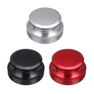 Stabilisateur de disque de plateau tournant en aluminium LP enregistrant le poids de la pince amortisseur en metal - Noir