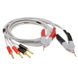 Fiche banane Ligne de test numerique e quatre bornes Pince de test de pont LCR Pince de test e faible resistance - 0,7 M