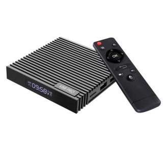 V88 PRO Rockchip 3228A DDRIII 2GB EMMC 16GB 5G WIFI Android 9.0 2K VP9 H.265 Smart Internet TV Box Multimedia Player - Prise americaine