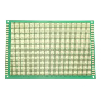 10 pcs 12 x 18 cm FR4 simple face PCB experience carte de circuit imprime fibre de verre epoxy FR-4 vert prototype universel