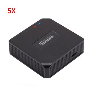 5 pieces SONOFFe RF pont WIFI 433 MHz remplacement Smart domotique commutateur universel Intelligent Domotica Wi-Fi telecommande RF contreleur