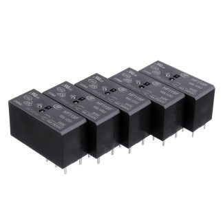 5pcs HF115F-JQX-115F- 005 012 024-1ZS3 DIP8 5V Module de relais 12V 24V CC 16A - 12V